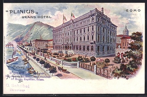 Carte postale artiste côme - postale, d'artiste