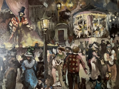 Peinture huile panneau - peinture,