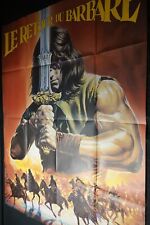 LE RETOUR DU BARBARE l'epee de feu ! affiche cinema barbarian no conan