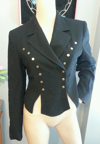 Vtg cache black gold studded - vtg,