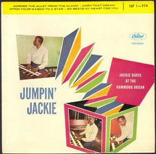 JACKIE DAVIS Hammond organ JUMPIN’ JACKIE RARE 45T EP JAZZ CAPITOL EAP 1.974