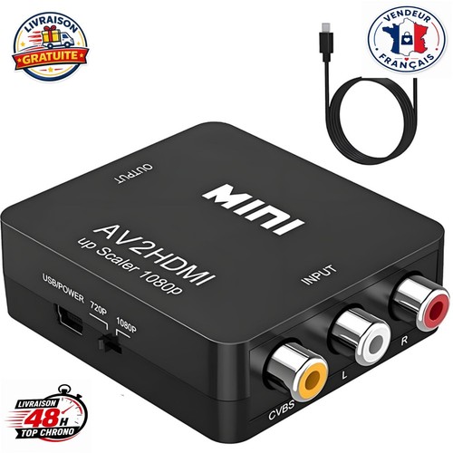 Adaptateur rca vers hdmi - adaptateur, gana