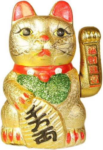 Figurine chat maneki - maneki-neko, qui