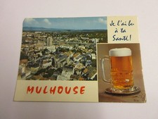 CP CARTE POSTALE HAUT RHIN MULHOUSE VUE AERIENNE CHOPE de BIERE