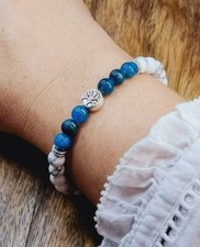 Bracelet Minceur/Perte de Poids avec Arbre de Vie en Pierres Naturelles 6mm