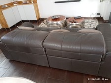 canapé relax électrique en cuir château d'Ax