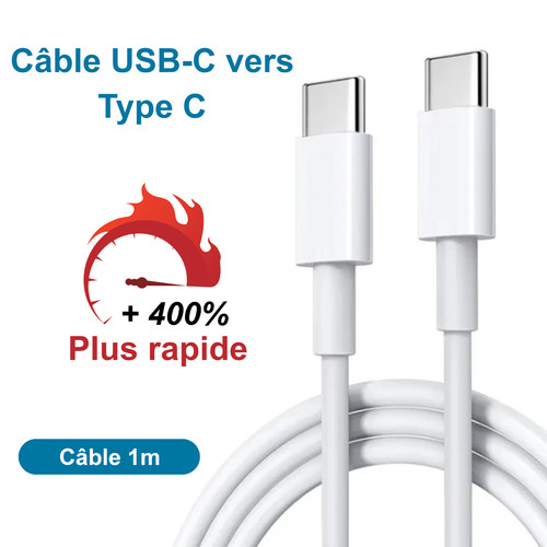 Câble usb type 100w - usb, charge