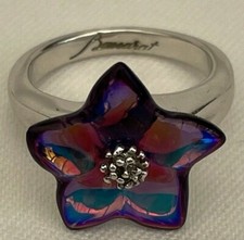 Bague Baccarat, en Verre et
