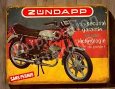 plaque métal vintage Zundapp