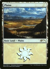 mtg magic plains ENGLISH FOIL standard showdown 001 plaine promo alayna danner