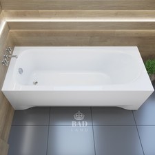 Baignoire Rectangulaire 170x75 + tablier en acrylique Siphon + pieds - MEDIUM