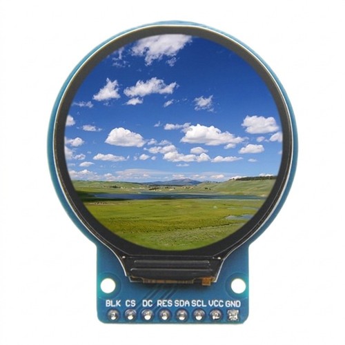 Ecran lcd rond - rond, pouces