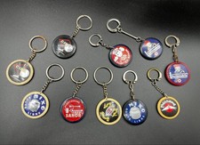 Lot 10 porte-clés vintage QUILLERY – Automobile – mêmes séries / inclusions