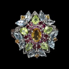 925 Bague en Argent Ovale