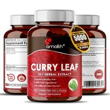 Curry Feuille Murraya Koenigii Extrait Kadi Patta 5000mg 90 Capsules...