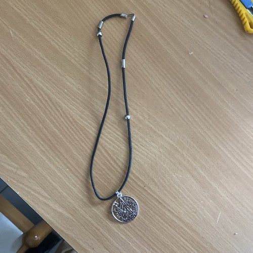 Collier métal argenté - collier, et