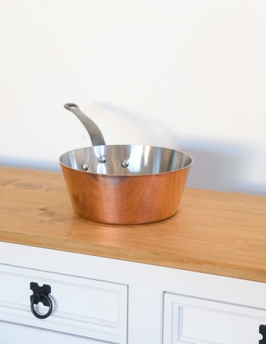 Casserole évasée cuivre - Évasée, en
