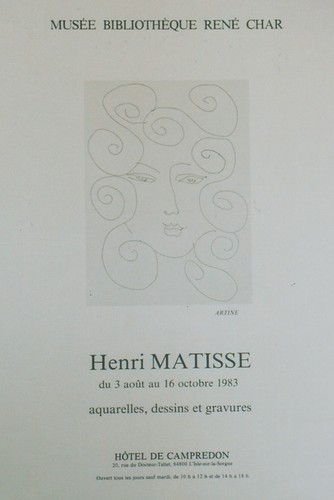 Henri matisse artine expo - artine, /expo