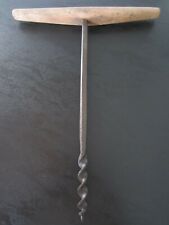 Ancien Outil De Charpentier/ Tonnelier, Tarière Perceuse À Main