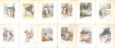 Contes libertins du XVIIIe A Calbet  Suite libre 12 gravures 1936 587 ex CURIOSA