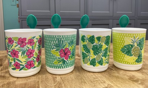 Tupperware mug set cups - tupperware, 4-cups