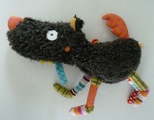 T99. DOUDOU EBULOBO LOUP NOIR