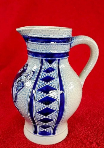 Ancien pichet crête - pichet, cobalt