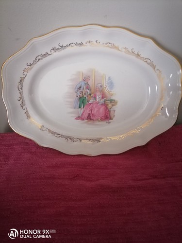 Plat ovale assiettes - plat,