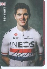  TDF-CYCLISME cp AUTOGRAPHE " BEN SWIFT  " team INEOS