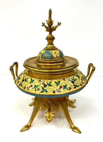 Coupe couverte bronze dore - couverte,