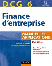 DCG 6 - Finance d'entreprise -