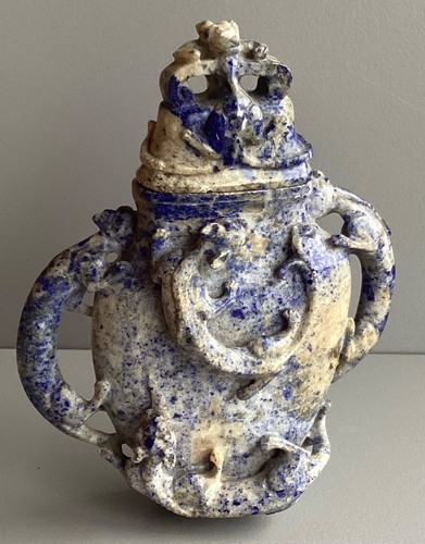 Ancien vase couvert - vase, en