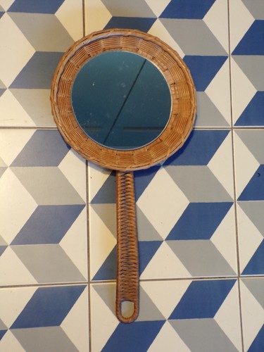 Miroir main osier - à,