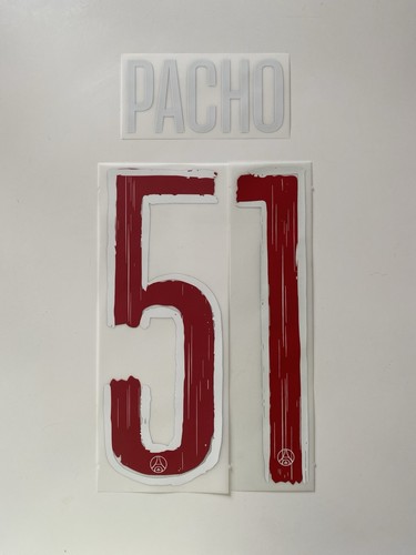 Flocage officiel psg pacho - flocage, –