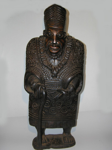 Statue africaine bamoun - statue,