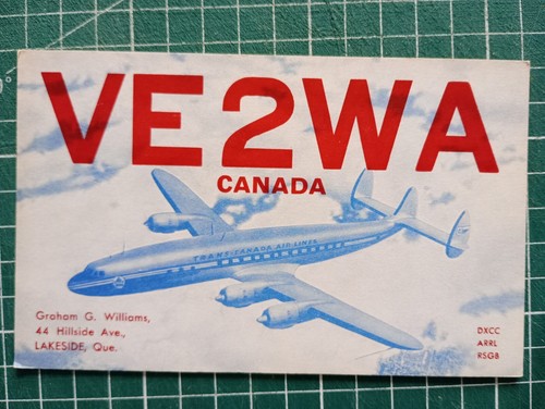 Br0521 carte radio amateur qsl - carte,