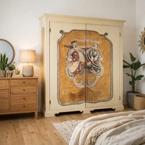 Armoire ancienne style baroque - armoire,