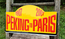PLAQUE DE RALLYE PEKIN TO