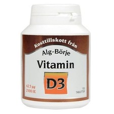 Alg-Borje Vitamine D3 2500 IU