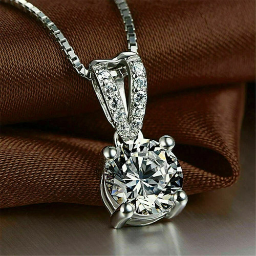 Pendentif solitaire femme - solitaire,