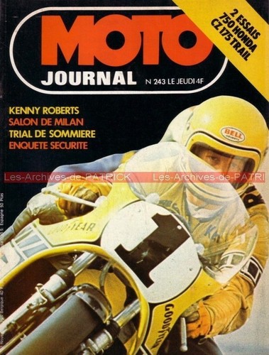 Moto journal 243 honda 750 - moto,