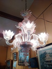 Lustre 5 lumières Venitien