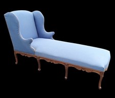 Ancienne Duchesse Chaise Longue Méridienne 19 Ème Siècle Bois Style Louis XV