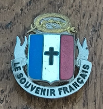 Insigne Boutonnière Email Le Souvenir Français     /F200