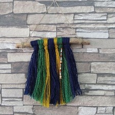 Tapisserie en laine flottée faite à la main