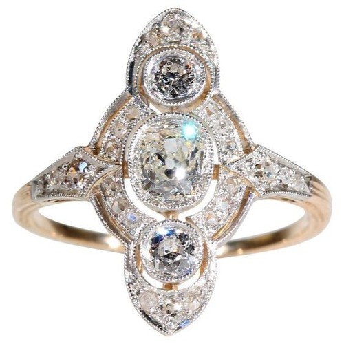 Ancienne bague fiançailles - ancienne,