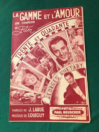 Partition film trente - partition, et