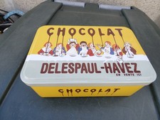 BOITE METAL CHOCOLAT DELESPAUL
