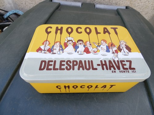 Boite metal chocolat delespaul - boite,