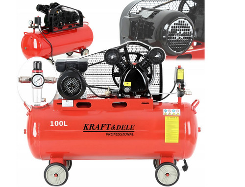 Compresseur huile 100l 230v - d'huile,
